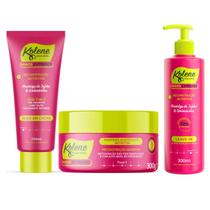 Kit Kolene Danos Extremos Manteiga + Óleo em Creme + Leave-in Kit Kolene Danos Extremos Manteiga + Óleo em Creme + Leave-in