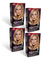 Kit Koleston Coloração Permanente 80 Louro Claro (4 Unidades)
