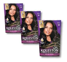 Kit Koleston Coloração Permanente Cor 20 Preto (3 Unidades)
