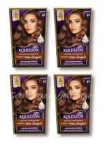 Kit Koleston Coloração Permanente Cor 67 Chocolate (4 Unidades)