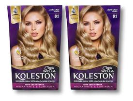 Kit Koleston Coloração Permanente Cor 81 Louro Cinza Claro (2 Unidades)