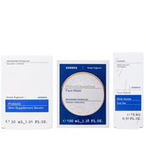 Kit Korres Greek Yoghurt - Tratamento Facial Super Dose e Área dos Olhos (3 Produtos)