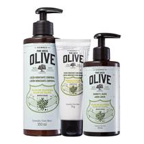 Kit Korres Pure Greek Olive Corpo e Banho (3 Produtos)