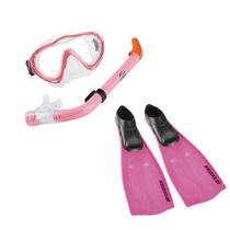 KIT KOY SEASUB, Conjunto Infantil Máscara Snorkel Nadadeira para mergulho