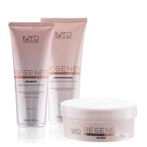 Kit Kpro Regener Shampoo + Condicionador + Mascara