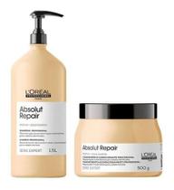 Kit L'oréal Absolut Repair - Shampoo 1,5l + Máscara 500g