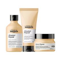 Kit L'Oréal Absolut Repair Shampoo 300ml+Condicionador 200ml+Másc 250g Kit L'Oréal Absolut Repair Shampoo 300ml+Condicionador 200ml+Másc 250g