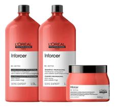 Kit L'Oréal Inforcer Shampoo Condicionador Máscara