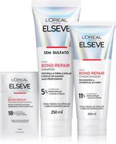 Kit L Oréal Paris Elseve Bond Repair Shampoo 250ml + Condicionador 200ml + Pré-Shampoo 7ml Kit L Oréal Paris Elseve Bond Repair Shampoo 250ml + Condicionador 200ml + Pré-Shampoo 7ml