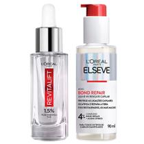 Kit L'Oréal Paris + Elseve - Sérum Preenchedor Facial + Leave In Bond Repair