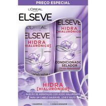 Kit L'Oréal Paris Elseve Shampoo 400ml + Condicionador 400ml Hidra Hialurônico Hidratação Profunda