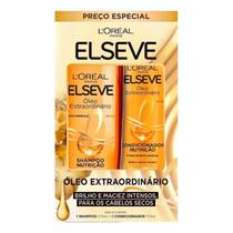 Kit L Oréal Paris Óleo Extraordinário Shampoo Nutrição 375ml + Condicionador Nutrição 170ml
