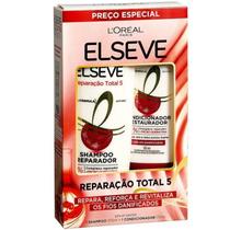 Kit L'Oréal Paris Reparação Total 5 Shampoo 375ml + Condicionador 170ml