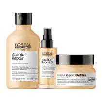 Kit L'Oréal Pro Absolut Repair Gold Quinoa -Sh E Másc E Óleo