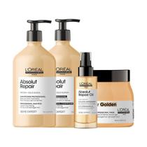 Kit L'Oréal Pro Gold Quinoa - Sh E Cond E Másc E Óleo