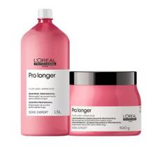 Kit L'oréal Pro Longer - Shamp 1000ml + Másc 500g Kit L'oréal Pro Longer - Shamp 1000ml + Másc 500g