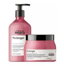 Kit L'oréal Pro Longer - Shamp 750ml + Másc 500g Kit L'oréal Pro Longer - Shamp 750ml + Másc 500g