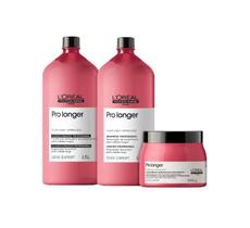 Kit L'Oréal Pro Longer Shampoo 1,5L + Condicionador 1,5L + Máscara 500g