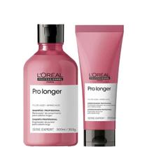 Kit L'Oréal Pro Longer Shampoo 300ml e Condicionador 200ml fortalecimento cabelos longos