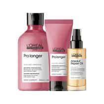 Kit L'Oréal Pro Serie Exp Pro Longer - Sh E Cond E Óleo 90Ml