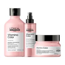 Kit L'Oréal Pro Serie Exp Vitamino Color S- Sh E Másc E Lv