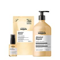 Kit L'Oréal Professionnel Absolut Repair Gold Duo Refil Oil 30 (3 produtos) Kit L'Oréal Professionnel Absolut Repair Gold Duo Refil Oil 30 (3 produtos)