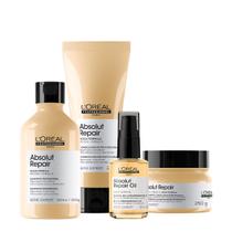 Kit L'Oréal Professionnel Absolut Repair Home Care Oil 30 (4 produtos)