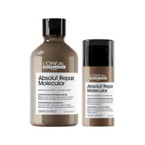 Kit L'Oréal Professionnel Absolut Repair Molecular - Shampoo 300ml e Leave-in 100ml