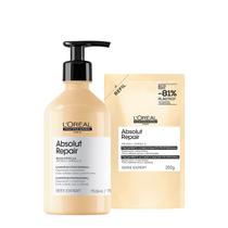 Kit L'Oréal Professionnel Absolut Repair Shampoo 750 Máscara Refil (2 produtos) Kit L'Oréal Professionnel Absolut Repair Shampoo 750 Máscara Refil (2 produtos)