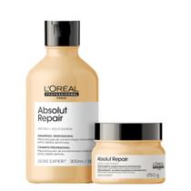 Kit L'Oréal Professionnel Absolut Repair Shampoo + Máscara (300mL/250g)