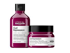 Kit L'Oréal Professionnel Curl Expression Shampoo 300ml + Máscara 250ml Kit L'Oréal Professionnel Curl Expression Shampoo 300ml + Máscara 250ml