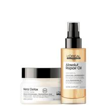 Kit L'Oréal Professionnel Metal Detox + Absolut Repair 10 in 1 (2 Produtos)