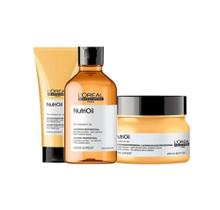 Kit L'oréal Professionnel NutriOil Shampoo 300ml+ Condicionador 200ml+ Máscara 250g