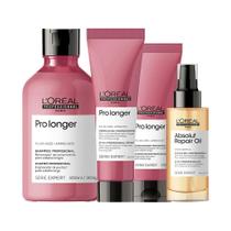 Kit L'Oréal Professionnel Pro Longer-Sh+Cond+Leave-in+Sér Kit L'Oréal Professionnel Pro Longer-Sh+Cond+Leave-in+Sér