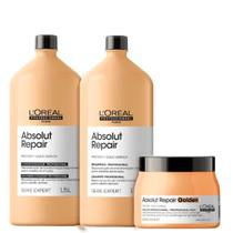 Kit L'Oréal Professionnel Serie Expert Absolut Repair Gold Quinoa + Protein Golden Salon Trio (3 Produtos) Kit L'Oréal Professionnel Serie Expert Absolut Repair Gold Quinoa + Protein Golden Salon Trio (3 Produtos)