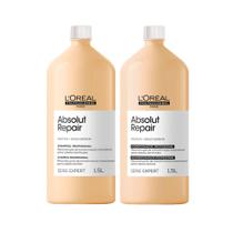 Kit L'Oréal Professionnel Serie Expert Absolut Repair Gold Quinoa Shampoo e Condicionador 1500 ml