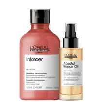 Kit L'Oréal Professionnel Serie Expert Absolut Repair Oil Inforcer Duo (2 Produtos) Kit L'Oréal Professionnel Serie Expert Absolut Repair Oil Inforcer Duo (2 Produtos)