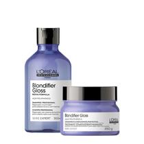 Kit L'Oréal Professionnel Serie Expert Blondifier Gloss Shampoo e Máscara (2 produtos)