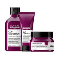 Kit L'Oreál Professionnel Serie Expert Curl Expression com Shampoo Intense + 2 Produtos Kit L'Oreál Professionnel Serie Expert Curl Expression com Shampoo Intense + 2 Produtos