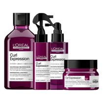 Kit L'Oreál Professionnel Serie Expert Curl Expression Home Care com Shampoo Ant 300 ml e 3 Produtos