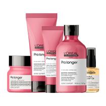 Kit L'oréal Professionnel Serie Expert Pro Longer - 4 Produtos + Óleo Capilar Absolut Repair 10 In 1 30ml