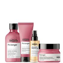 Kit L'Oréal Professionnel Serie Expert Pro Longer + Absolut Repair Quarteto (4 Produtos)