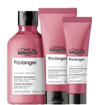 Kit L'Oréal Professionnel Serie Expert Pro Longer Home Care Duo + Leave-in 150ml (3 Produtos)