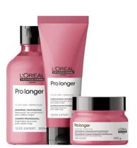 Kit L'Oréal Professionnel Serie Expert Pro Longer Shampoo 300ml+ Condicionador 200ml+ Máscara 250gr