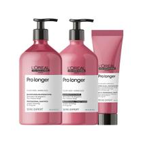 Kit L'Oréal Professionnel Serie Expert Pro Longer - Shampoo e Condicionador e Leave-in