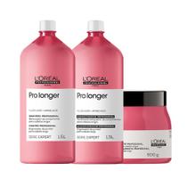 Kit L'Oréal Professionnel Serie Expert Pro Longer Shampoo e Condicionador e Máscara 500 g