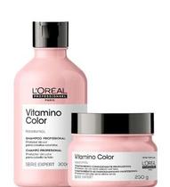 Kit L'Oréal Professionnel Serie Expert Vitamino Color - Shampoo 300 ml + Máscara 250 g
