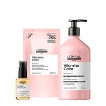 Kit L'Oréal Professionnel Vitamino Color Repair Duo Oil (3 produtos) Kit L'Oréal Professionnel Vitamino Color Repair Duo Oil (3 produtos)