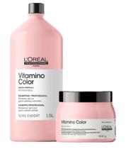 Kit L'Oréal Professionnel Vitamino Color - Shampoo 1500ml + Máscara 500gr