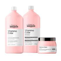 Kit L'Oréal Professionnel Vitamino Color Shampoo+ Condicionador 1500mls+ Máscara 500g